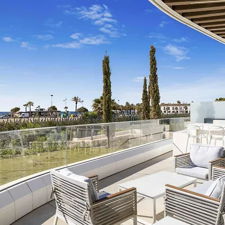 Vivi Homes - Sunrise Pool, Sauna, Gym, Terrace & Sea View 아파트 토레몰리노스